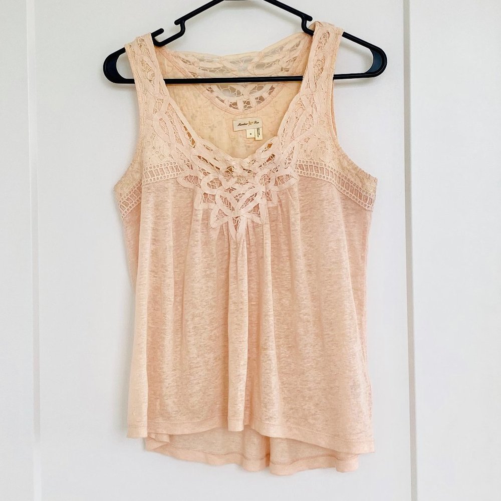 Meadow Rue Blouse in Pale Peony